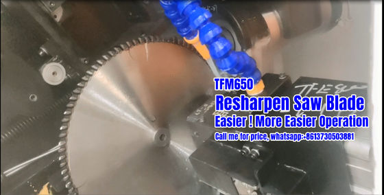 TFM650 CNC Çemberli Tct Çakmak Bıçağı Hızlandırma için Hızlandırma Makinesi